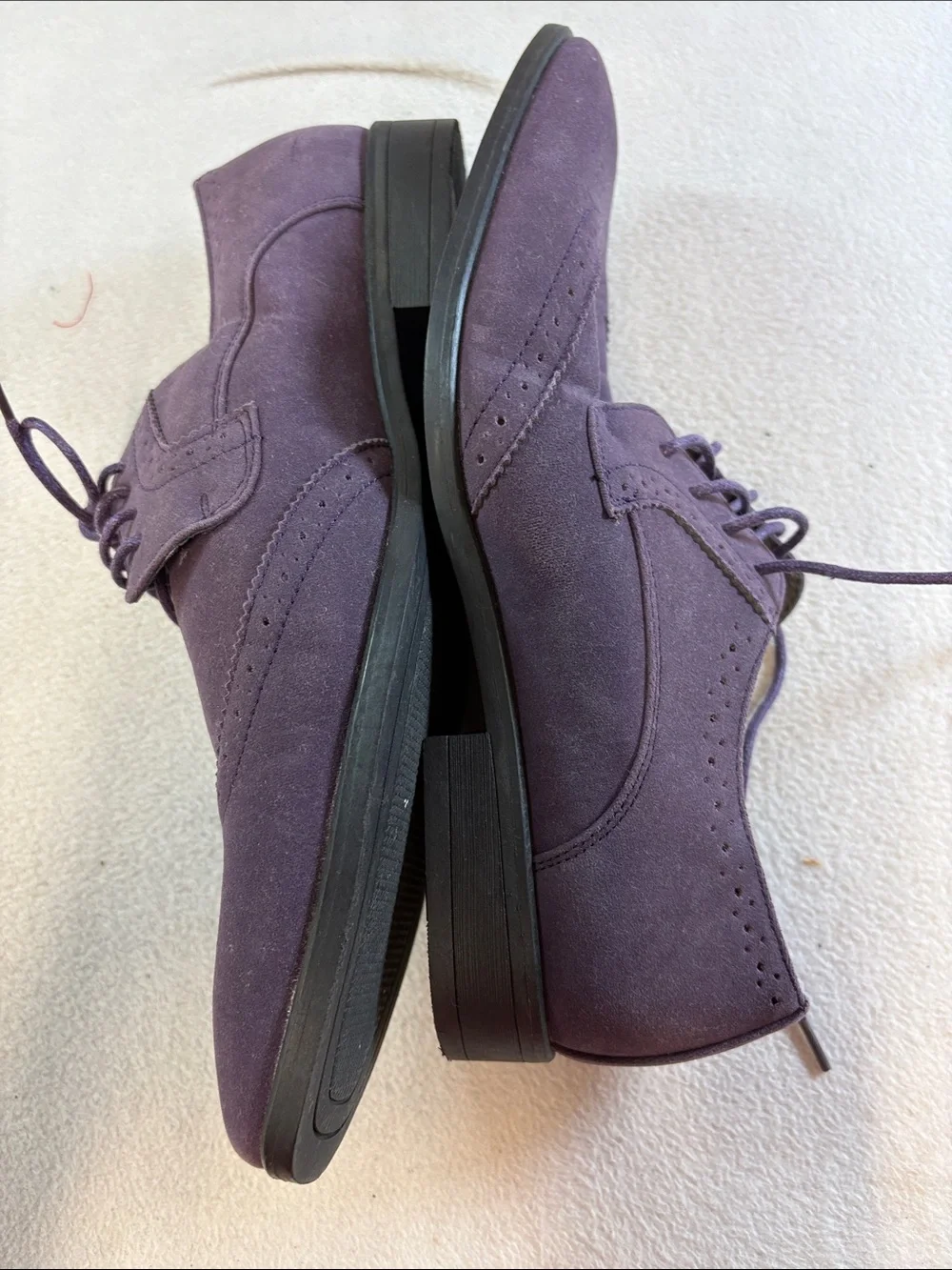 Bravo purple suede